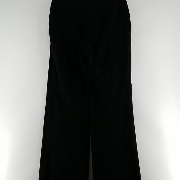 Bianca Nygard Pants Women's Nylon Size 10 Black Mid Rise Zipper Button Closure - Picture 4 of 12